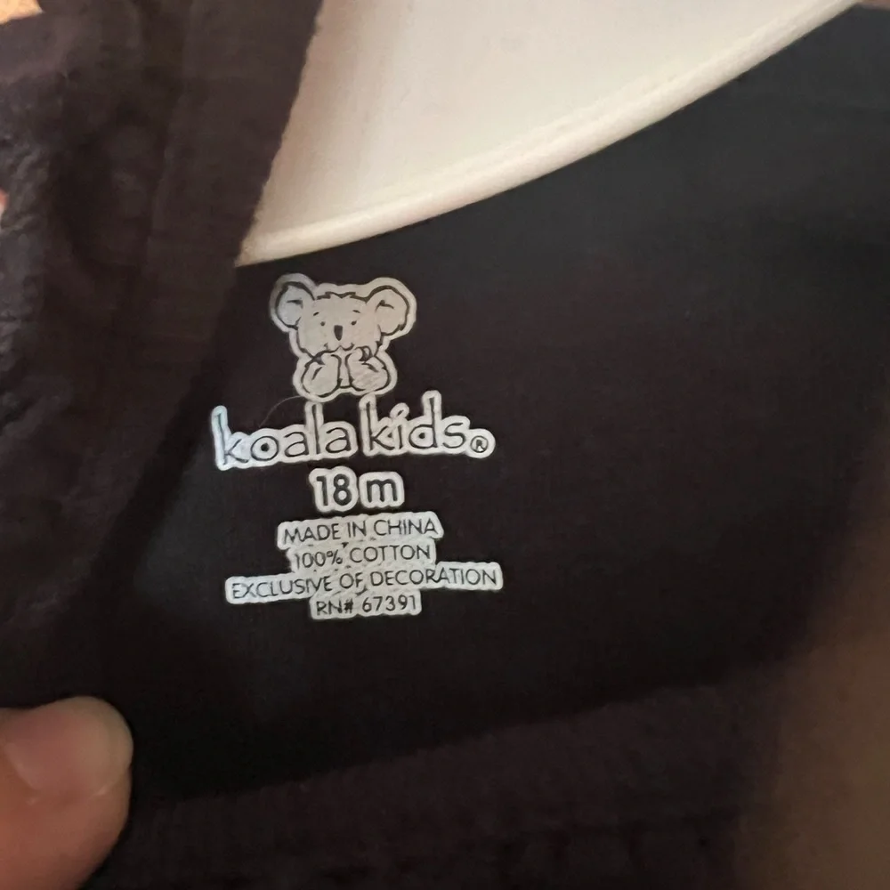 Girl's My First New‎ Year Onesie 18 months Koala Kids Black